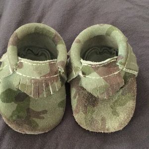 Camo moccasins